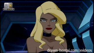 Justice League Hentai Canary fucked in a Flash