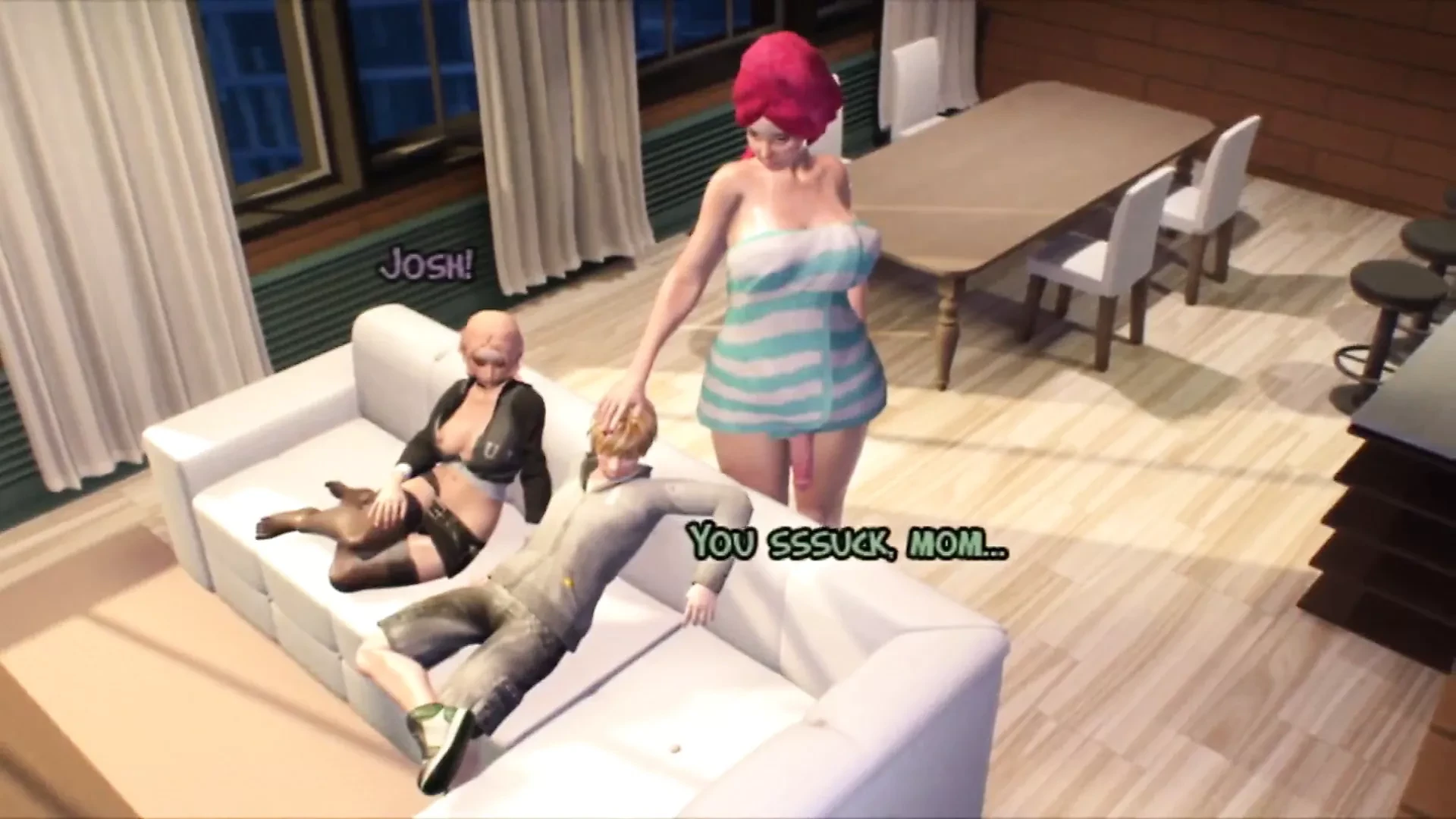 3D Animated Sex- Tranny Mommy fucks Girl, Compilation