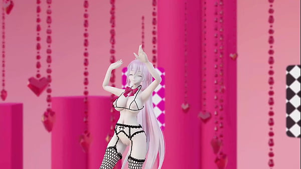 Megurine Luka Hentai Vocaloid Nude Dance Rabbit Hole Song MMD 3D Clear Blue Eyes (CLIP)