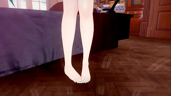 Aether Gazer Osiris Missionary Sex Hentai MMD 3D Soft Green Hair (CLIP)