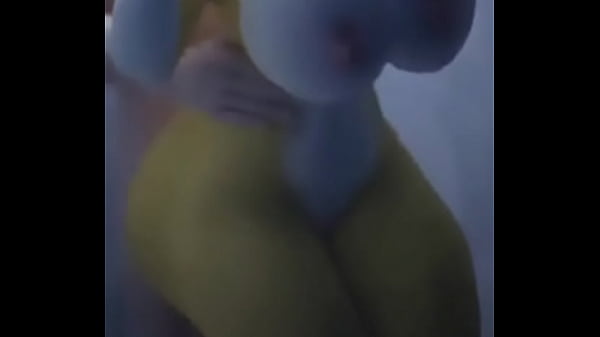 hent yiff renamon refregada en el baño