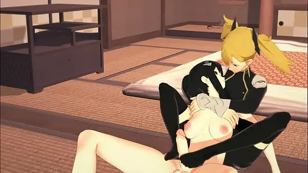 Kikoru’s Wild Ride: Mina Ashiro’s Futanari Footjob and Fuck in Kaiju N8 Hentai – Asian Japanese Manga Anime Hentai 3D Porn