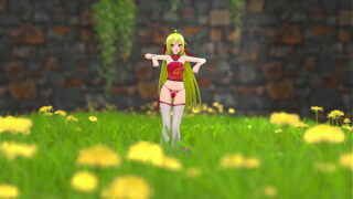 Chinese Girl M22 Hentai Undress Dancing Strip MMD 3D Blonde Hair (CLIP)