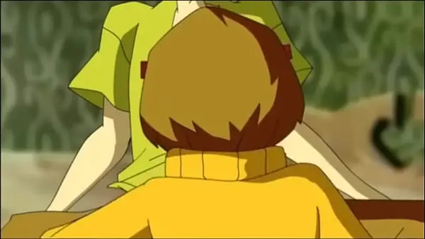 Velma dando o cool por salsicha