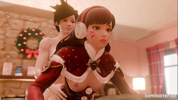 Dva and Tracer fucks in new year’s house