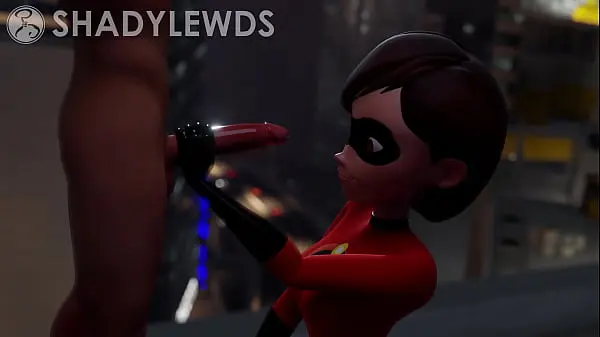 Helen Parr Rooftop Handjob