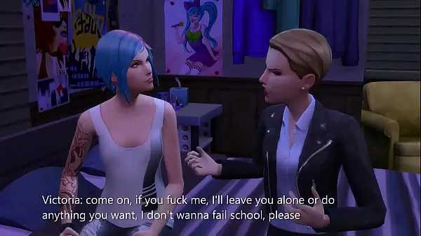 Spoiled Blonde Fucks Emo Girl With A Strap On  – sims 4 – 3D animation