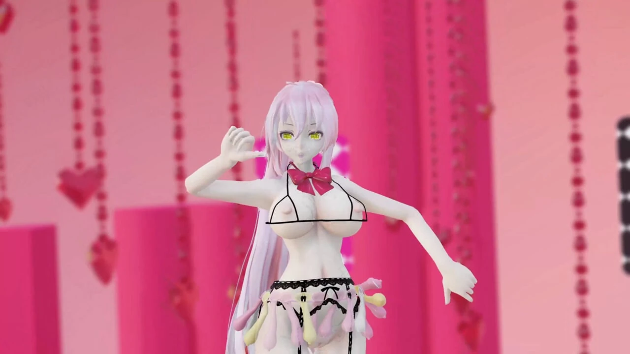 LUKA wearing condom skirt danced Rabbit Hole – Dist. – Yellow Eyes Color Edit Smixix