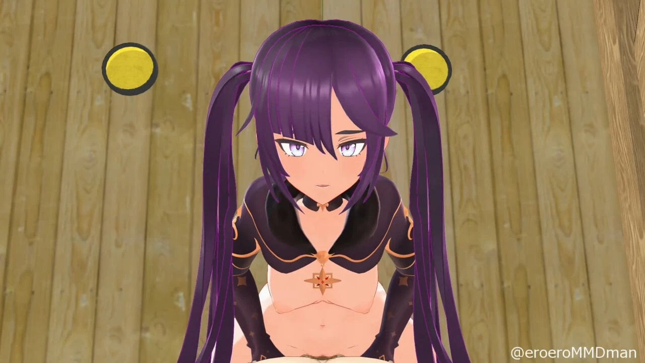 Mona Cowgirl Genshin Impact – eroMMDman – Purple Hair Color Edit Smixix