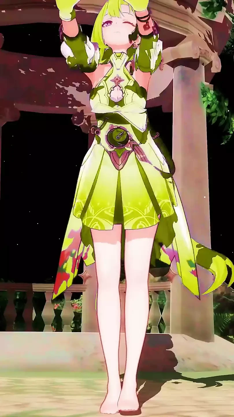 Honkai Impact 3rd Griseo Undress Dance Hentai Mmd 3D Blonde Hair Color Edit Smixix