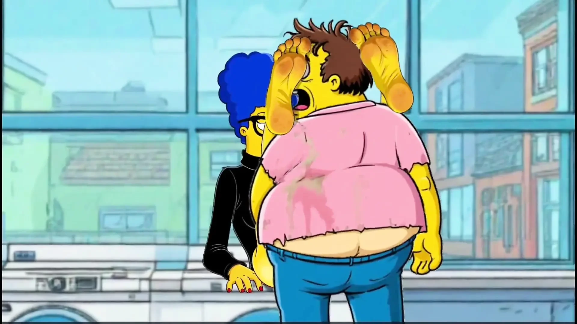 “my God, How Low I Have Fallen!” Cartoon Foot Fetish