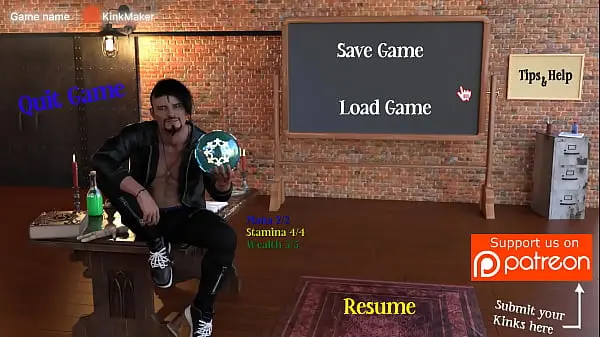 Hot babe strips for me 3D animation hentai game Kink Maker