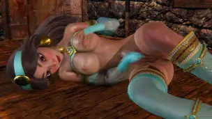 (Disney) Aladdin – Jasmine masturbation (3D Porn)