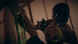 Futa – Mortal Kombat – Tanya gets fucked by Jade – 3D Porn