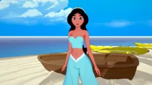 Aladdin – Sex with Jasmine – Disney – 3D Hentai