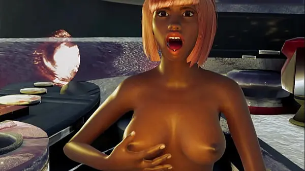 3D Porn animation Bloom Adventures, Episode I. Model, perfect body, monster cock, anal. Shifi story, space mission.