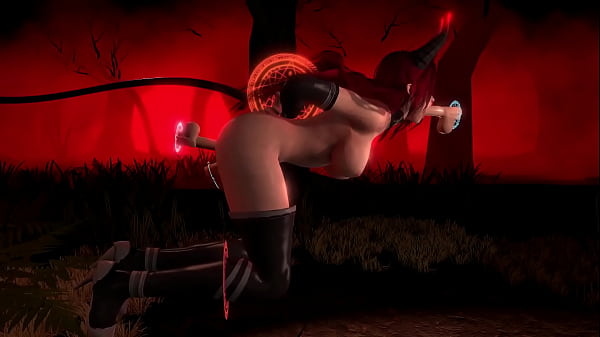 Demon Girl Gets in a Gangband Trap With Magic Dicks – 3D Porn