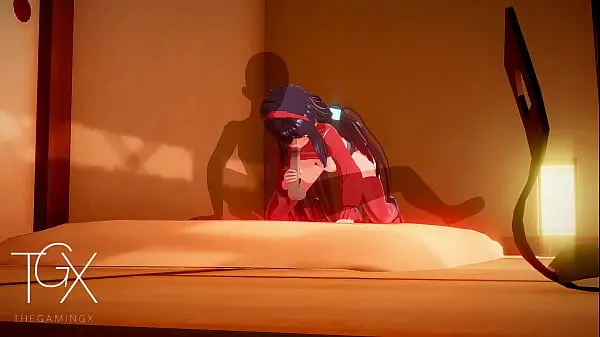 Anime Hentai Game Gaming Mita sex in various positions and Blowjob