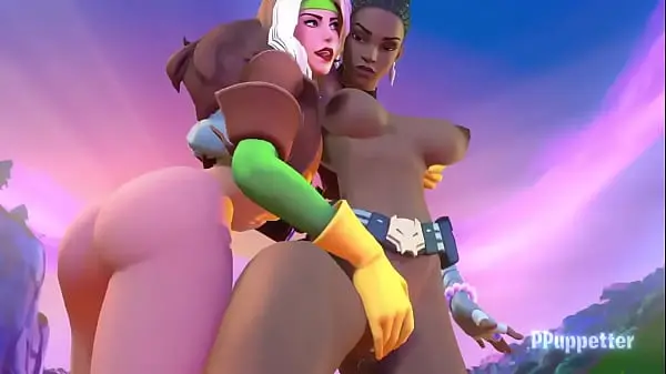 Rogue plays Shuri – Fortnite – 3d animation