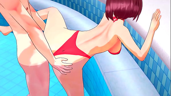 Momo Ayase gets fucked at the pool – 3d anime sex