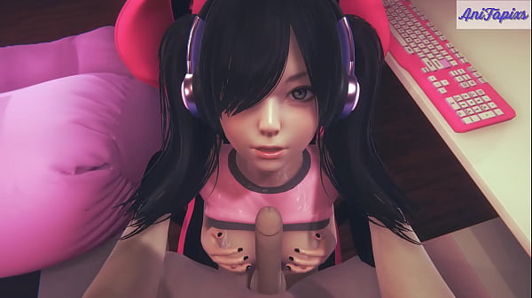 UwU Gamer Streamer Girl Have Fun Sex With Her Viewer – 3D HENTAI