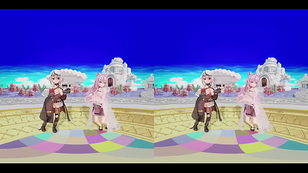 VR180 mmd KoyoriChloe Dance 3d hololive Hentai