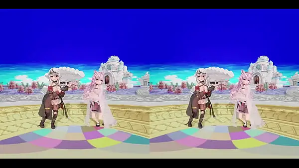 VR180 mmd KoyoriChloe Dance 3d hololive Hentai