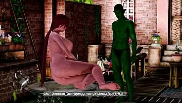 Goblin brazenly fucked a lonely elf with big tits Hentai 3D Anime