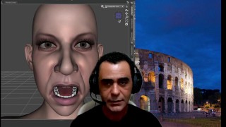 A primeira humanoide para live