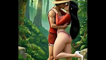 Fodendo a Boa Hancock na floresta hentai one piece