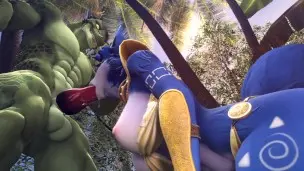 legend of Krystal blowjob
