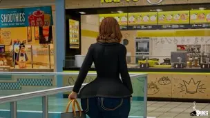 PAWG wife takes a fat black cock from Santa