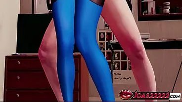 Sexy Miranda 3D Animation – Thighjob Fetish in Pantyhose and Bikini, Reverse Lifting Hard Fuck with Moans, POV Missionary Ending with Cumshot on Body