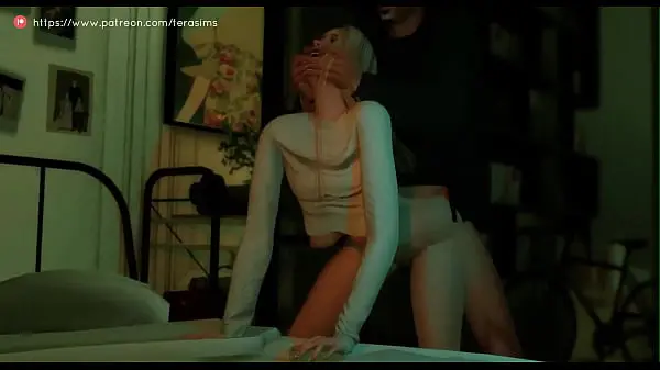 Sims 4 – Horny blonde slut get fucked by the new neighbor, 3D Porn