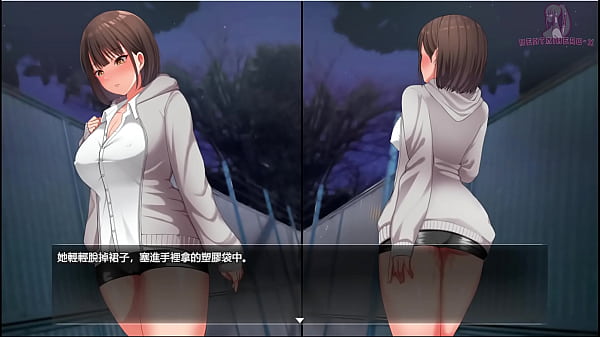 夜行2 因為害羞先嘗試脫掉裙子在暗巷遊蕩