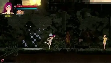 hentai game guilty hell 2 . Hot pink haired lady having sex with a tall man with big cock