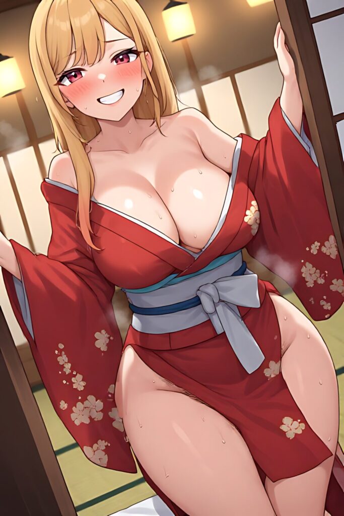 Kitagawa Marin Mature Kimono TeaseXLII