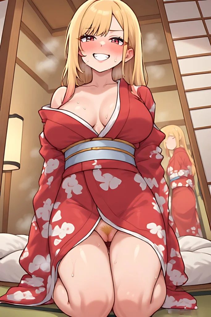 Kitagawa Marin Mature Kimono TeaseXXVII