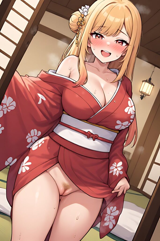 Kitagawa Marin Mature Kimono TeaseXXXVII