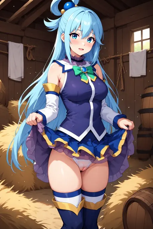 Aqua KonoSuba NSFW HentaiIII