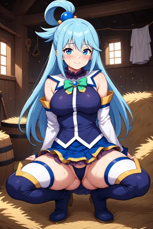 Aqua KonoSuba NSFW HentaiIX