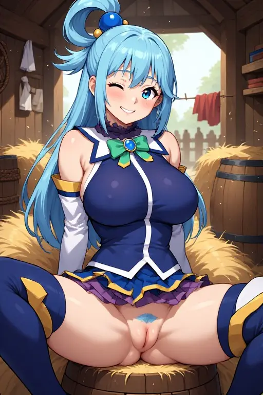 Aqua KonoSuba NSFW HentaiLIII
