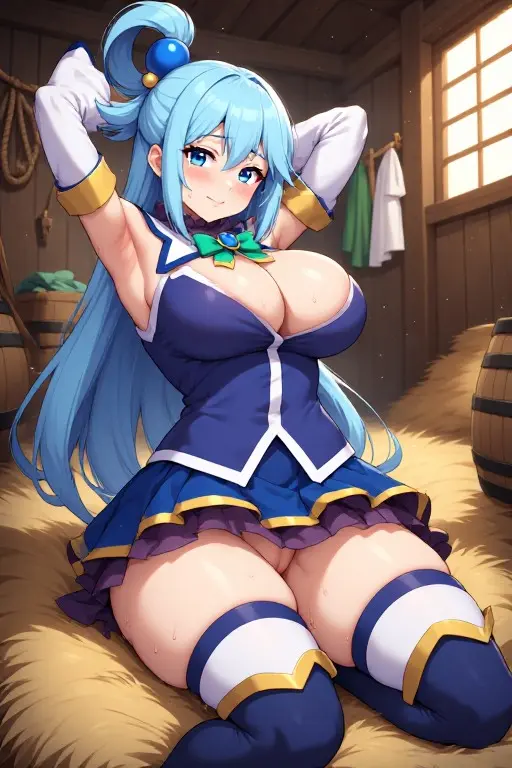 Aqua KonoSuba NSFW HentaiLXI