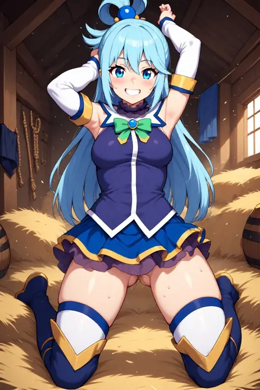 Aqua KonoSuba NSFW HentaiLXIV
