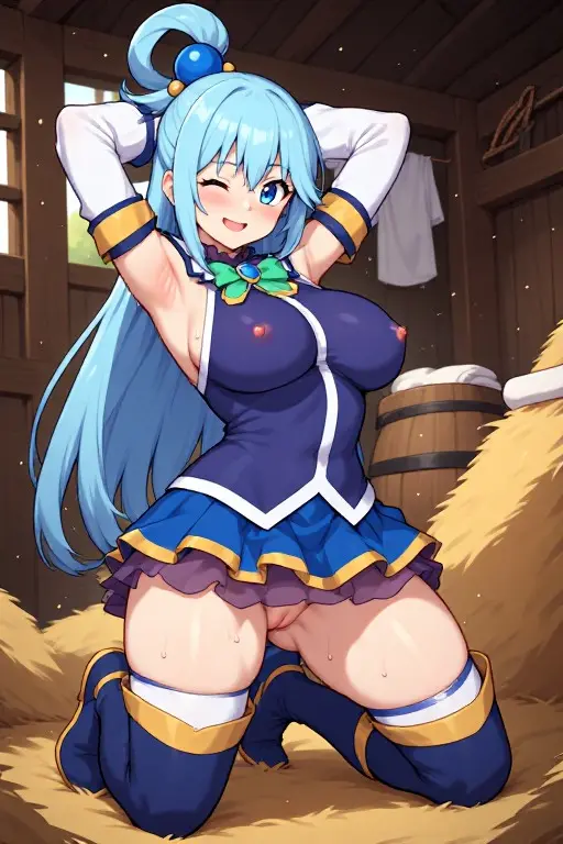 Aqua KonoSuba NSFW HentaiLXVI