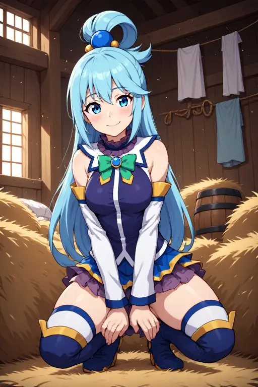 Aqua KonoSuba NSFW HentaiXIV