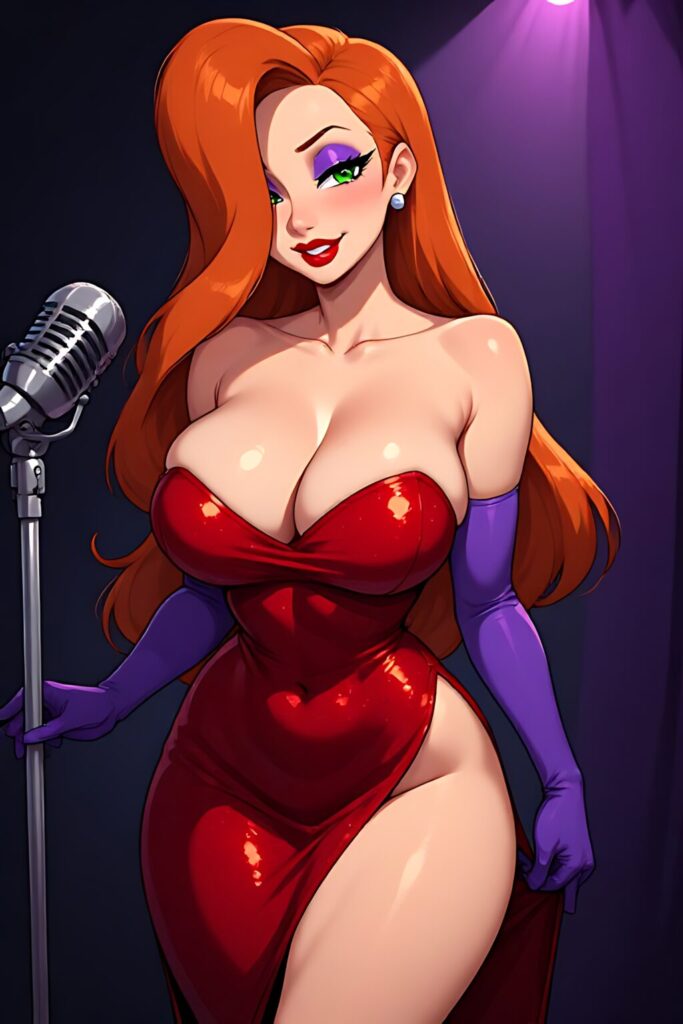 Jessica Rabbit Red Dress Stage PerformanceIV