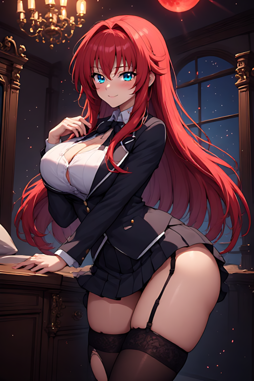 Rias Gremory Hentai Fan Art NSFWXLV