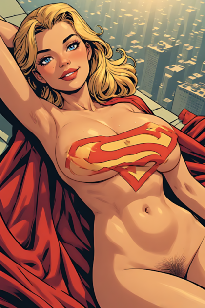 Supergirl Nude Rooftop NSFWVI