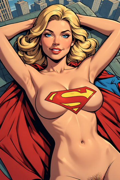 Supergirl Nude Rooftop NSFWVII